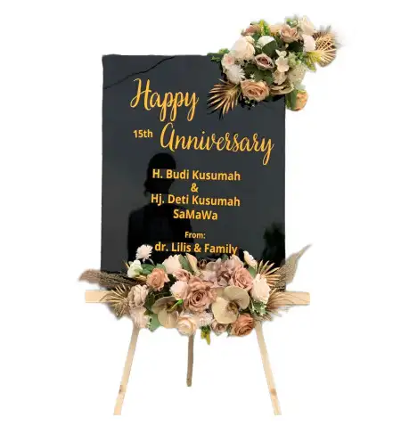 Papan Bunga Akrilik Kapuhan