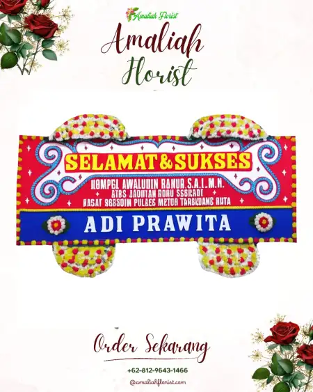Papan Bunga Ucapan Selamat Kapuhan