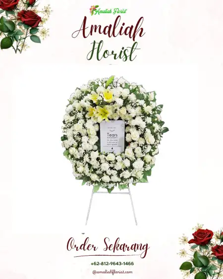 Krans Bunga Duka Kapuhan